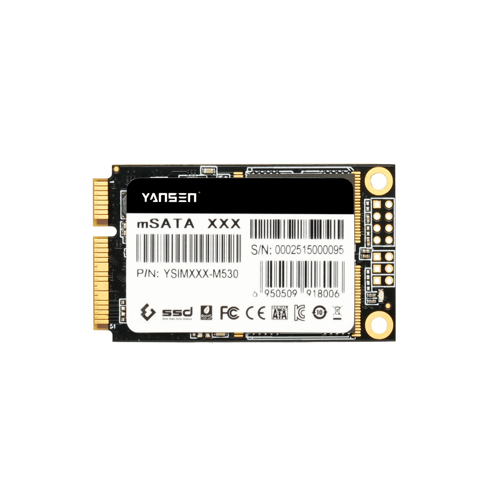 YSIMXXX-M530 mSATA工控级固态硬盘